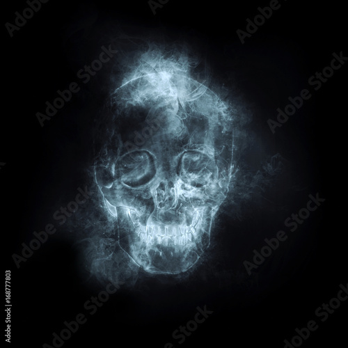 Smoke skull