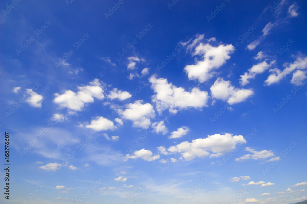 Blue sky background with white clouds. Blue sky background with white clouds.