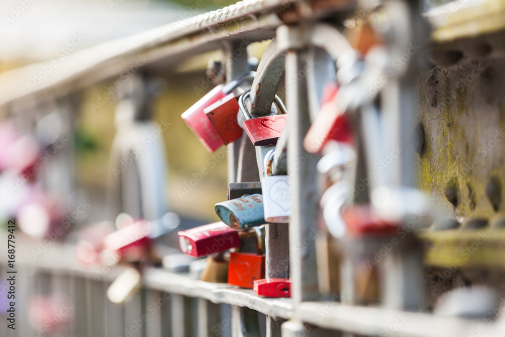 Obraz premium Liebesschlösser