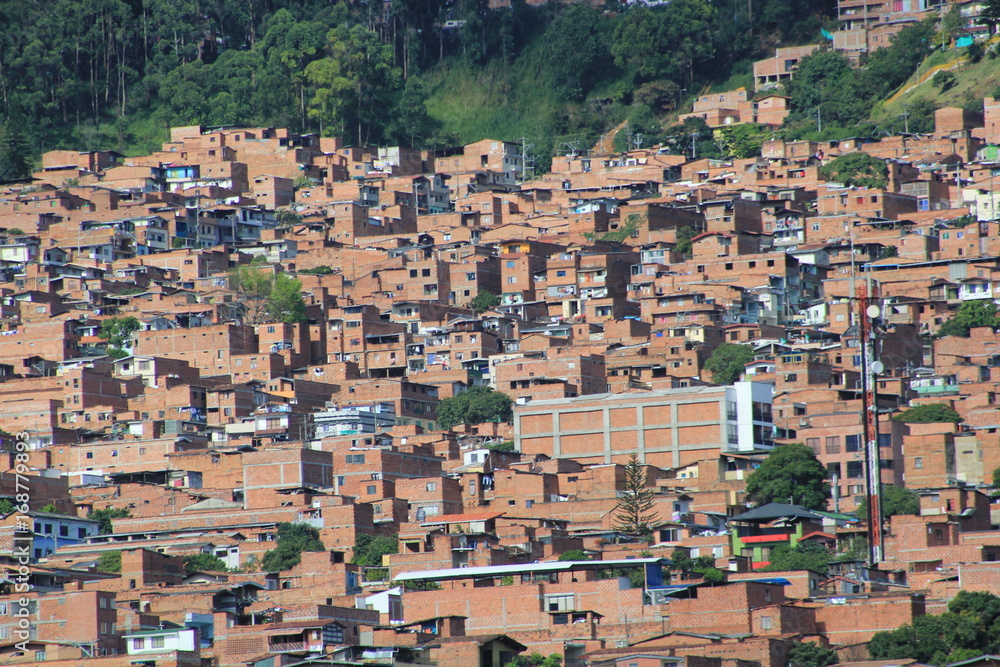Panorámica, sector oriental. Medellín, Colombia.