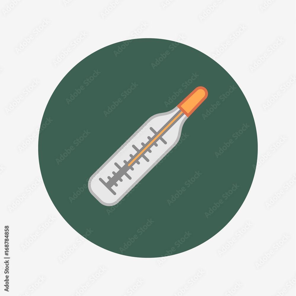 Medical thermometer icon Medical thermometer icon