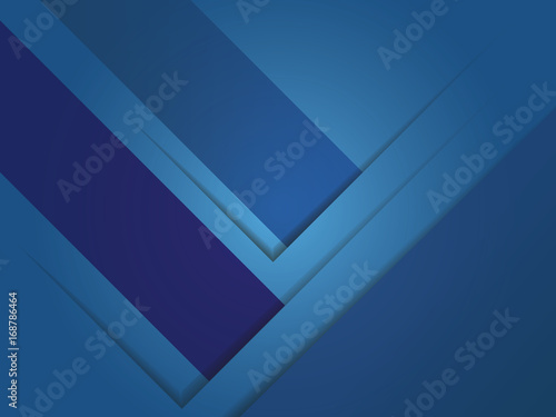 Abstract blue report cover template design.