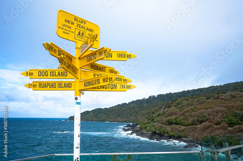 Signs post in new zealand