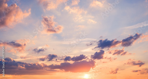 sunset sky panorama - scenic sky  