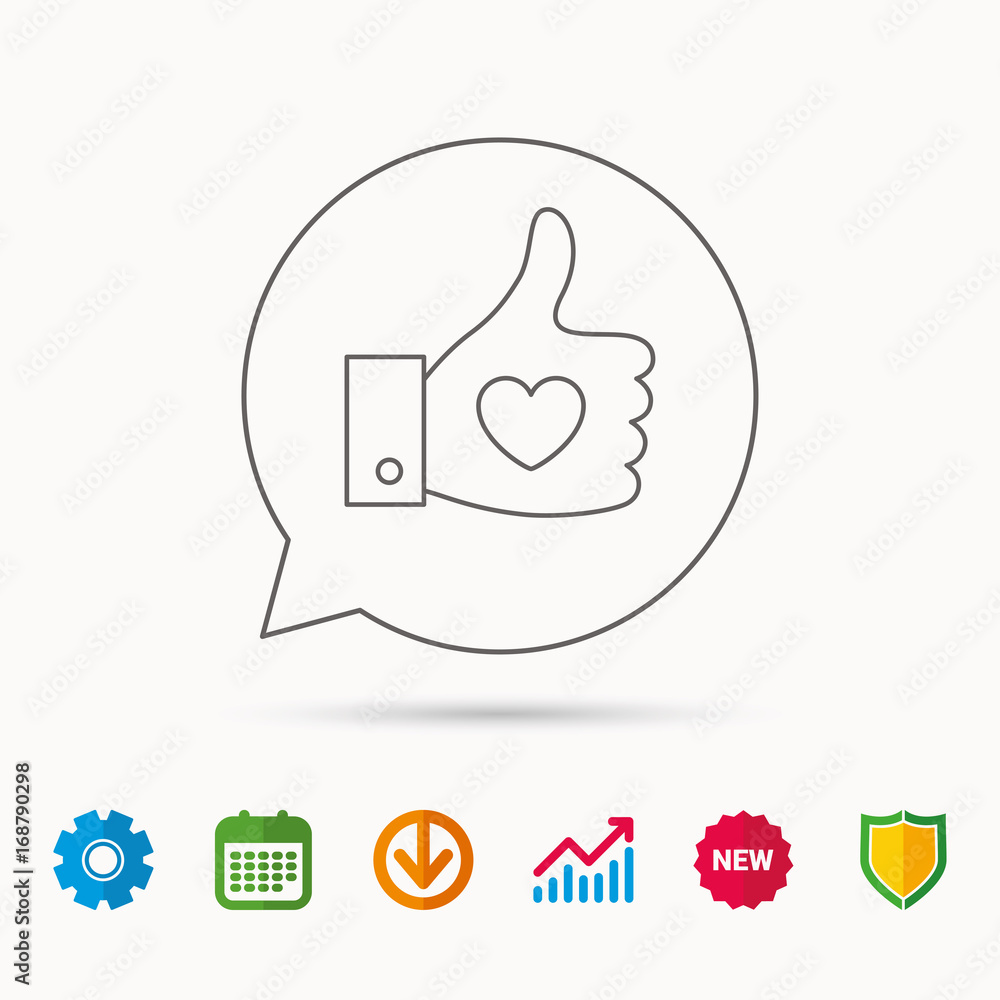 Thumb up like icon. Super cool vote sign. Thumb up like icon. Super cool vote sign.