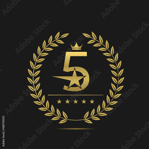 Five stars label