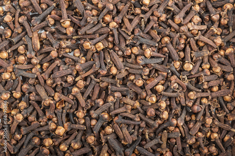 Many cloves that occupy the whole picture Many cloves that occupy the whole picture