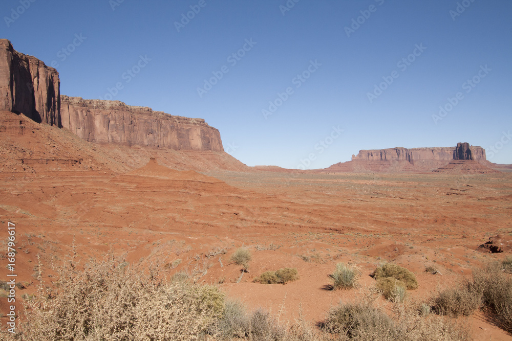 Beautiful red rock formations of Monument Valley, Utah/Arizona, USA. Beautiful red rock formations of Monument Valley, Utah/Arizona, USA.