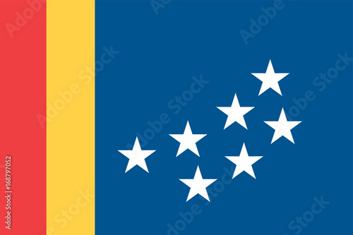 Vector flag of Durham, North Carolina, USA.