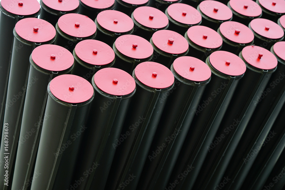 Elements of rockets of volley fire. Background. Close-up Elements of rockets of volley fire. Background. Close-up