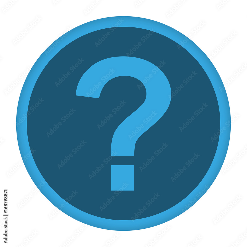 App Icon blau Frage Symbol App Icon blau Frage Symbol