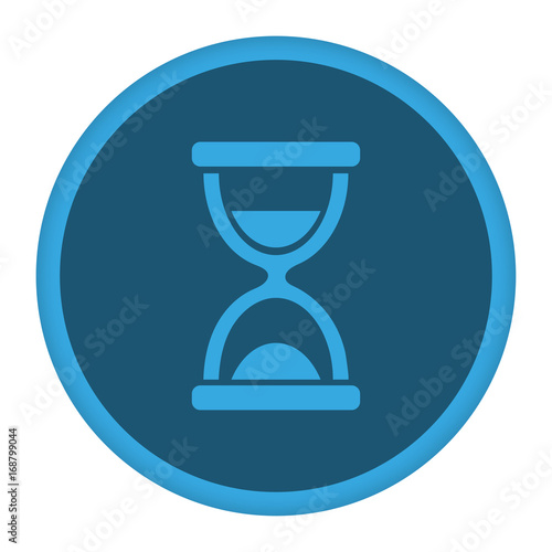 App Icon blau Sanduhr