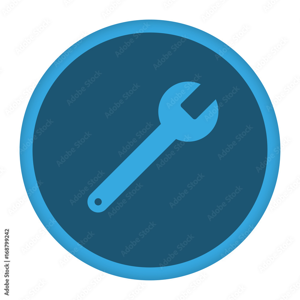 App Icon blau Schraubenschlüssel App Icon blau Schraubenschlüssel