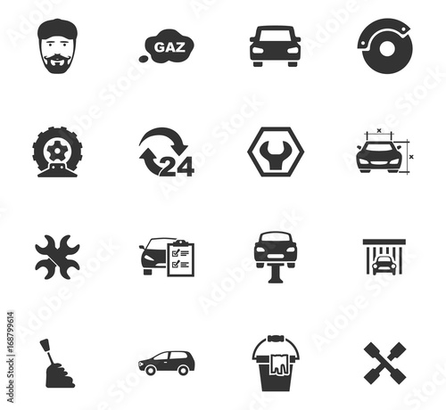 Auto icons set