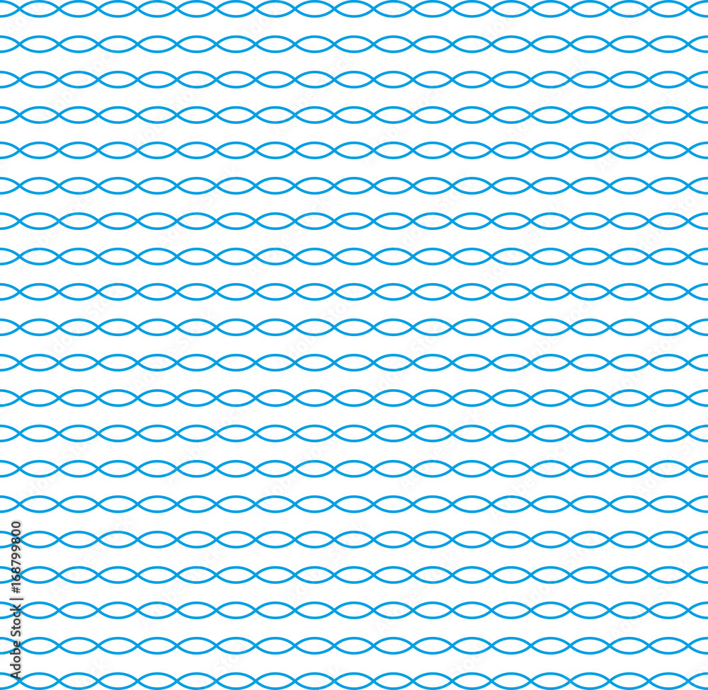 Seamless waves background. Horizontal wavy lines pattern. Vector illustration.