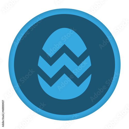 App Icon blau Osterei