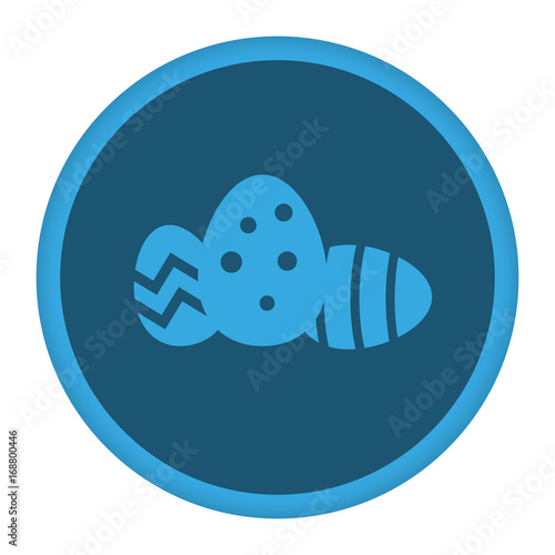 App Icon blau Ostereier