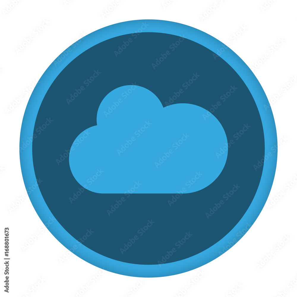 App Icon blau Wolke App Icon blau Wolke