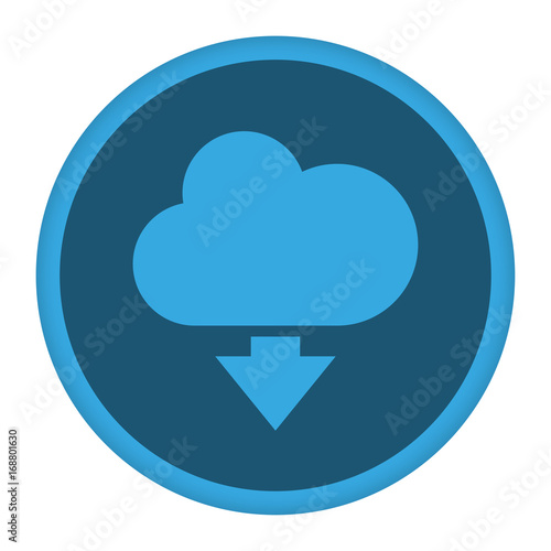 App Icon blau von Wolke herunterladen