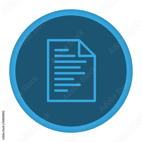 App Icon blau Dokument