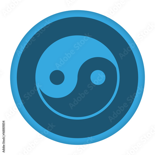 App Icon blau Ying Yang