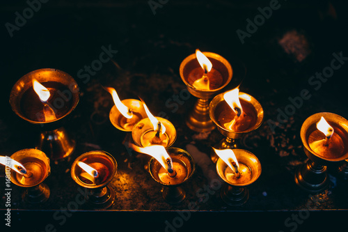 Diwali festival in Kathmandu, Nepal photo