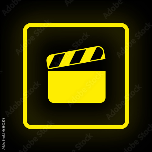 Neon Button App - Filmklappe