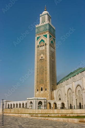 Minaret of Casablanca's Mosque, Morocco