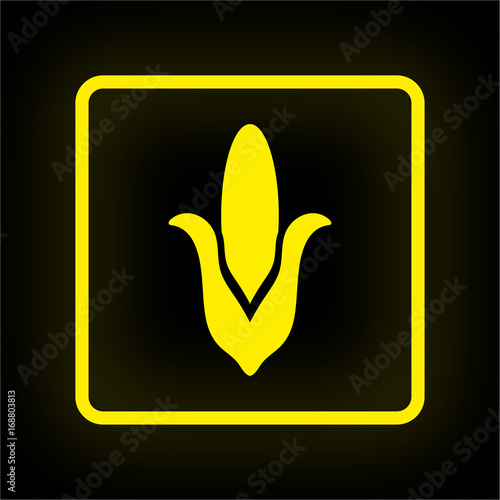 Neon Button App - Maiskolben