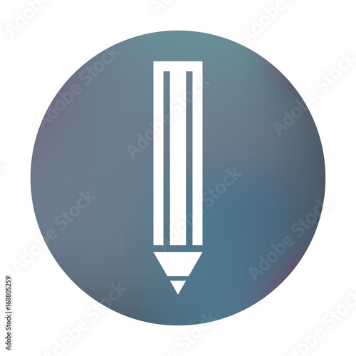 Farbiger Button - Bleistift