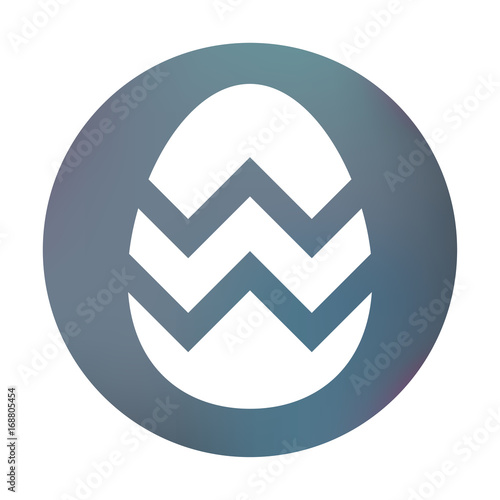 Farbiger Button - Osterei