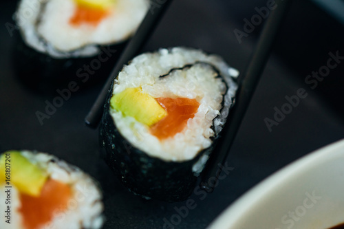 Фотография Sushi On A Plate