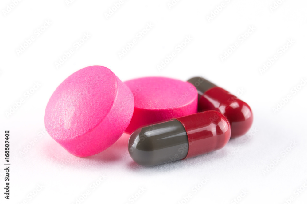 pills and capsules of medicine