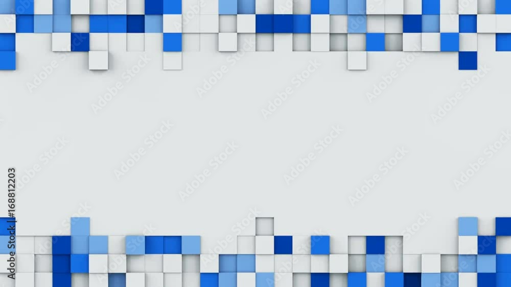 Blue cubes and copy space. Computer generated seamless loop animation. Abstract 3D render background 4k UHD (3840x2160)
Blue cubes and copy space. Computer generated seamless loop animation. Abstract 3D render background 4k UHD (3840x2160)