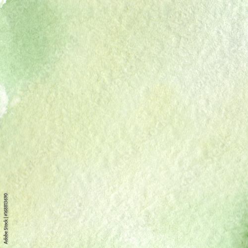 Watercolor light green abstract paper texture background