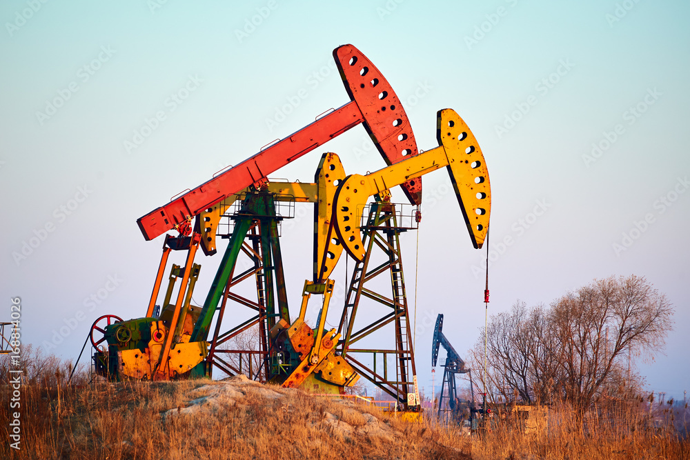 The beam pumping units of Daqing oil fields The beam pumping units of Daqing oil fields