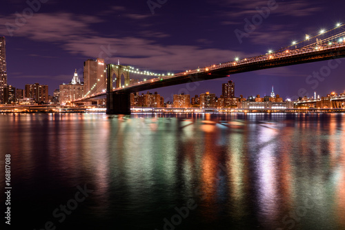 Brooklyn Bridge by night © Reka