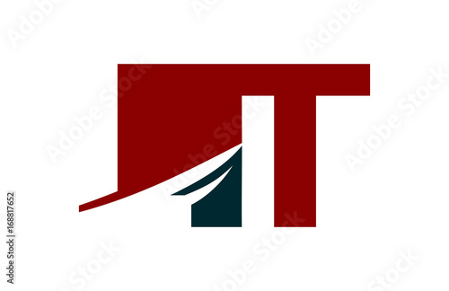 LT Red Negative Space Square Swoosh Letter Logo Free Download LT Red Negative Space Square Swoosh Letter Logo - GFXLoad