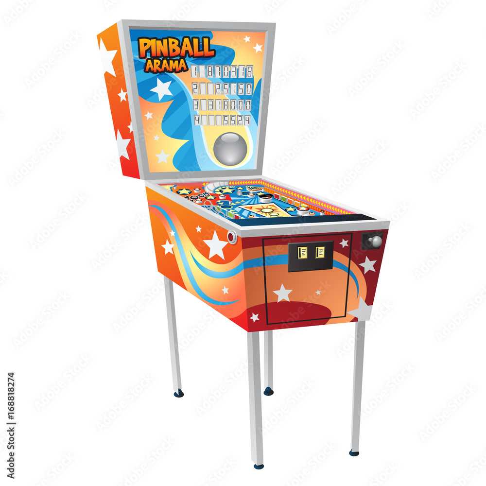 Pinball StockIllustration Adobe Stock
