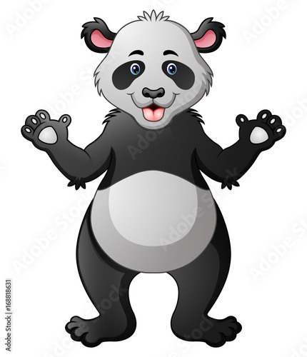 Fototapeta Naklejka Na Ścianę i Meble -  Cute panda cartoon