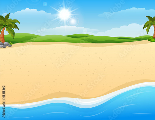 Sand beach background