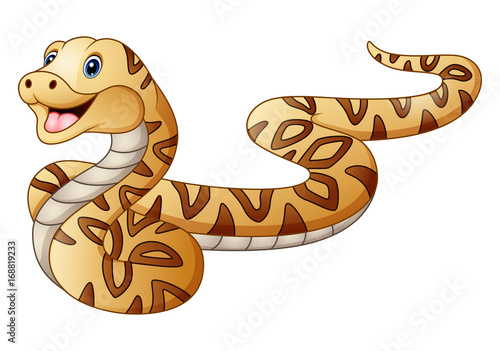 Cute snake cartoon