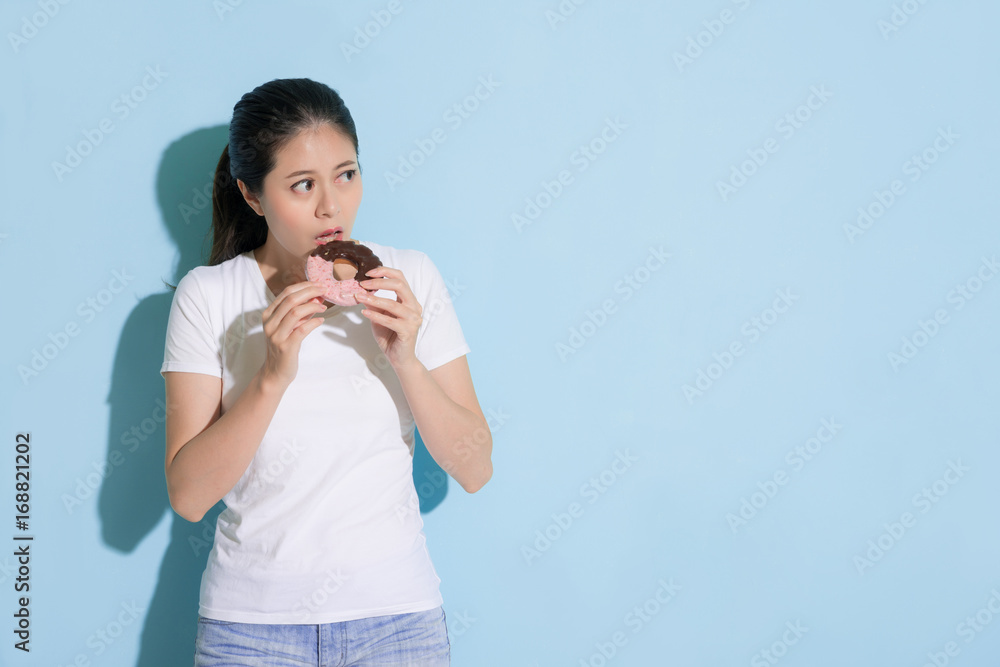 beautiful female model looking at empty area beautiful female model looking at empty area