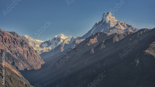 Machhapchhre mountain in Annapurna area © Stockbym
