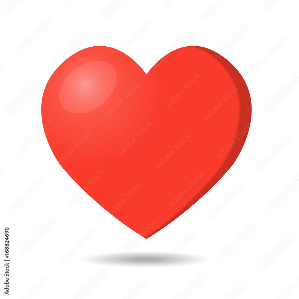 Vector heart shape symbol design Vector heart shape symbol design