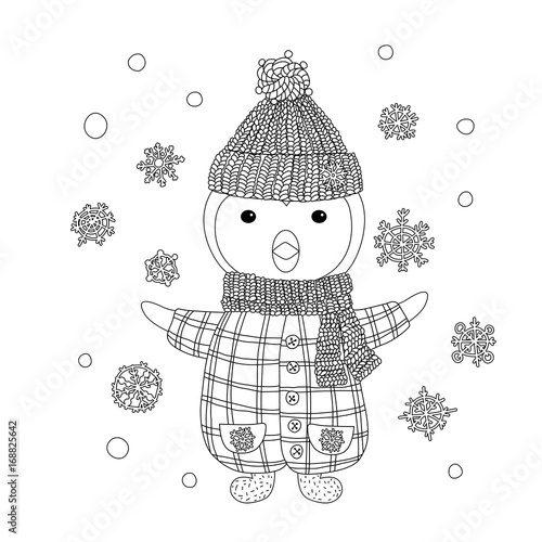 The coloring book - illustration for the children.