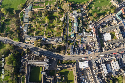 Bird's-eye view of Oxford