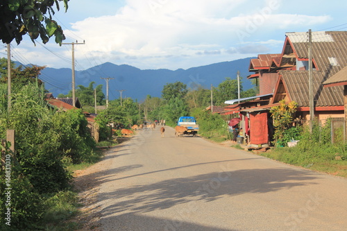 On the road , Vang Vieng Laos  © Melissa