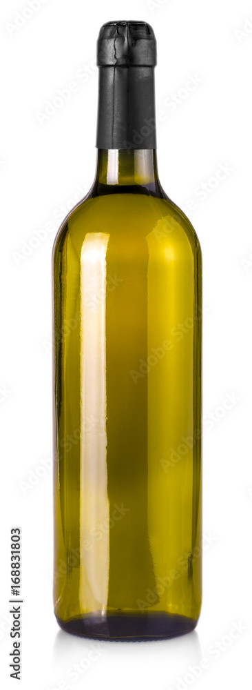 Wine bottle isolated on a white background Wine bottle isolated on a white background