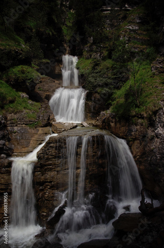 Kuhflucht Wasserfall  Bayern  Deutschland